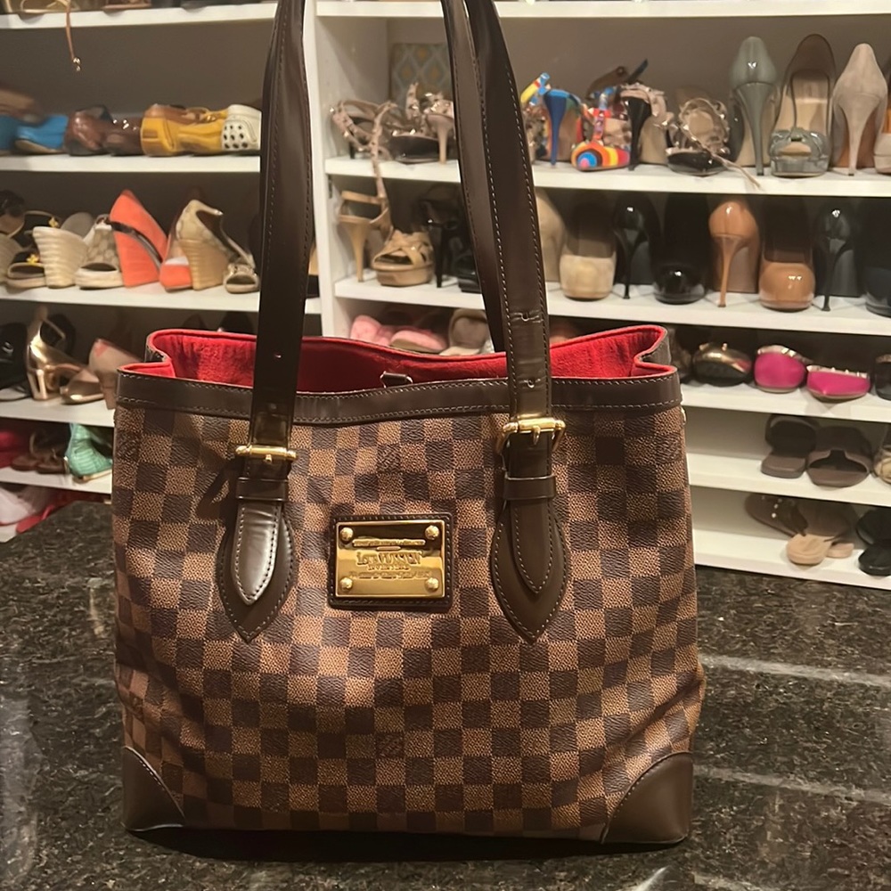 Authentic Louis Vuitton Hampstead Ebene GM bag